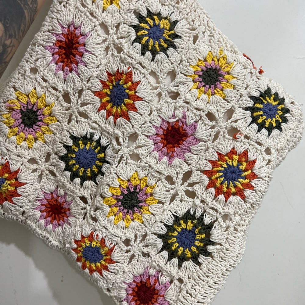 crochet tote bag